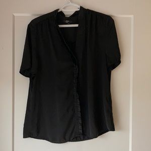Black short sleeve dress shirt (Mexx)